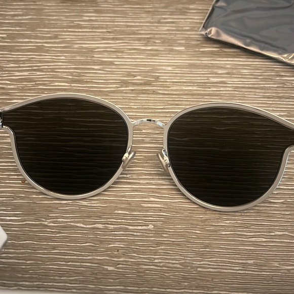 CHRISTIAN DIOR SYMMETRIC PINK MARBLE EFFECT SUNGLASSES - Picture 8 of 9